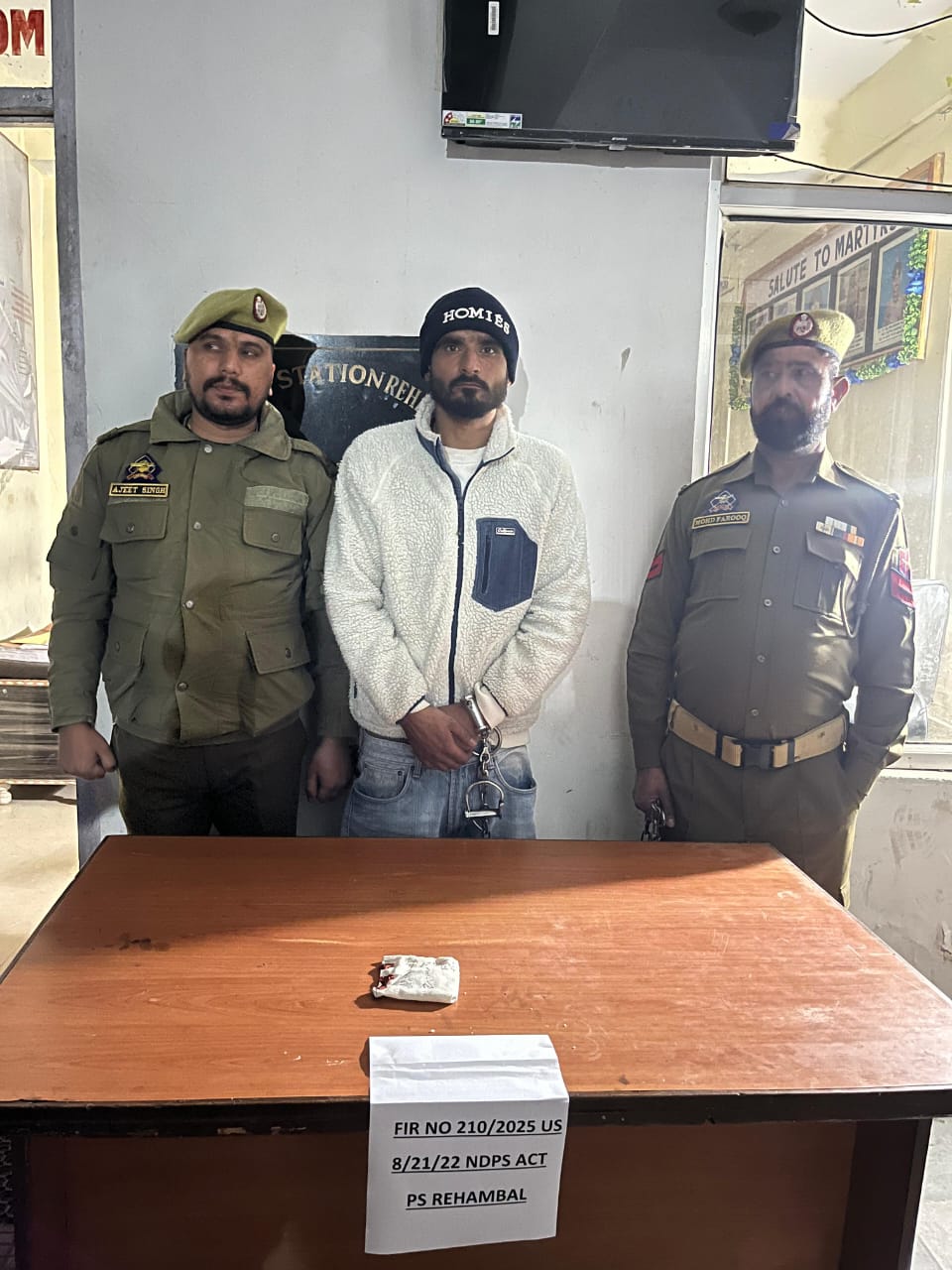 Another Drug Peddler Arrested with Heroin at Rehambal by Udhampur Police*